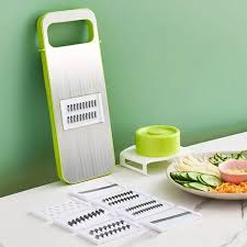 5 in 1 vegetable stainless steel slicer / cutter / shredders