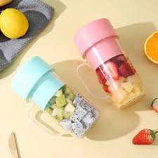 420ml Portable Juicer With Straw USB Electric Stainless Steel Fruit Juicer Cup Extractor Blender Juice Maker Machine For Kitchen
