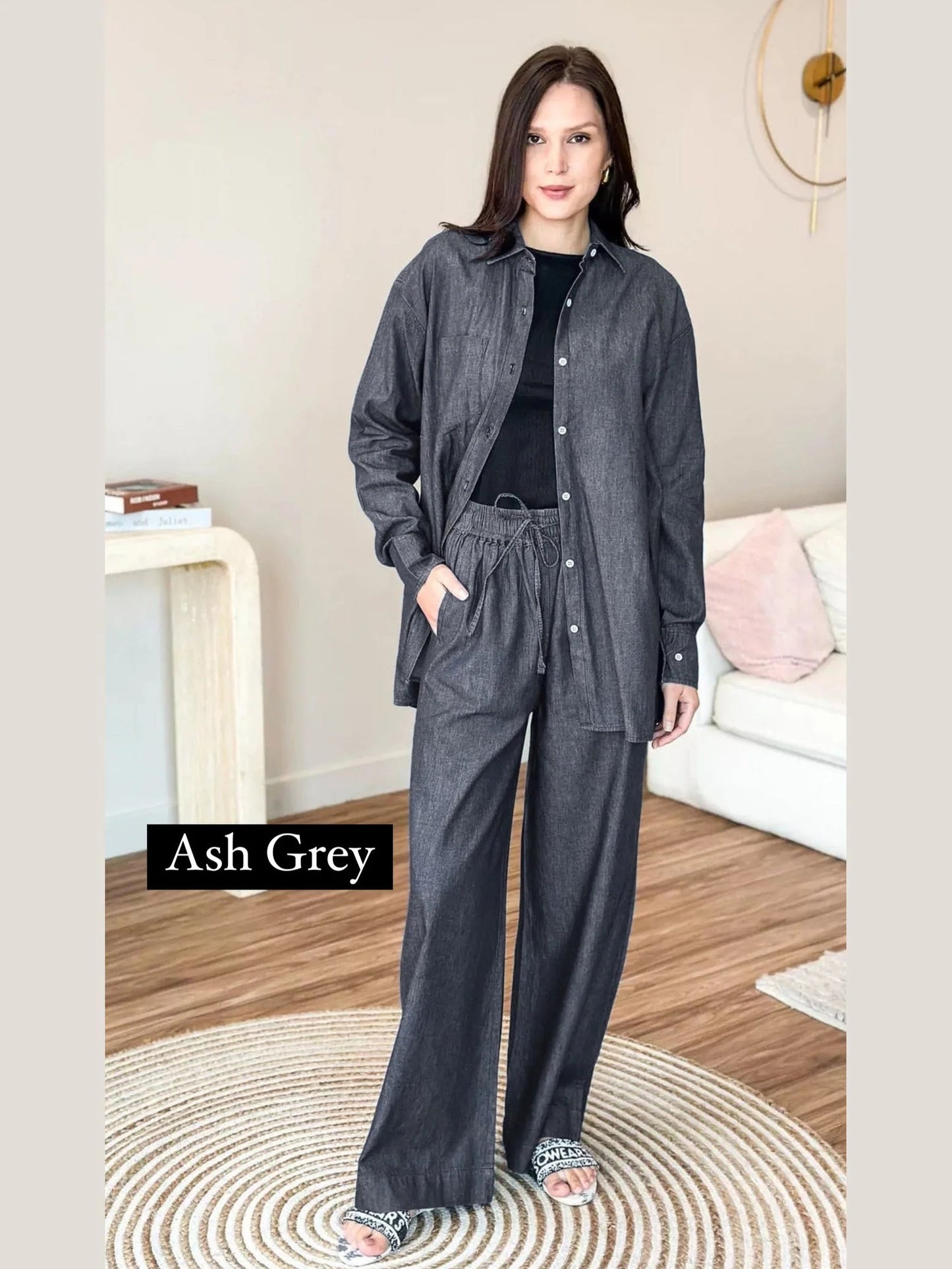 Product Name: Denim Cord Set