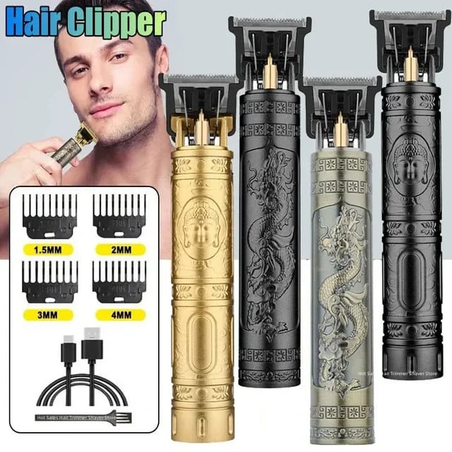 Luxury Hair Clipper For Men T9 Electric Hair Cutting Rechargeable Trimmer
