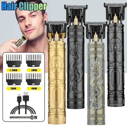Luxury Hair Clipper For Men T9 Electric Hair Cutting Rechargeable Trimmer