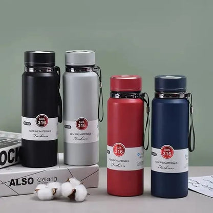Water Bottle - 800ml Vacuum Water Bottle - Thermal Water Bottle Stainless Steel Coffee Mug - Sports & Outdoors Water Bottles -Thermos Flask , Water Bottle for Girls, School