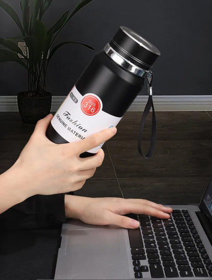 Water Bottle - 800ml Vacuum Water Bottle - Thermal Water Bottle Stainless Steel Coffee Mug - Sports & Outdoors Water Bottles -Thermos Flask , Water Bottle for Girls, School