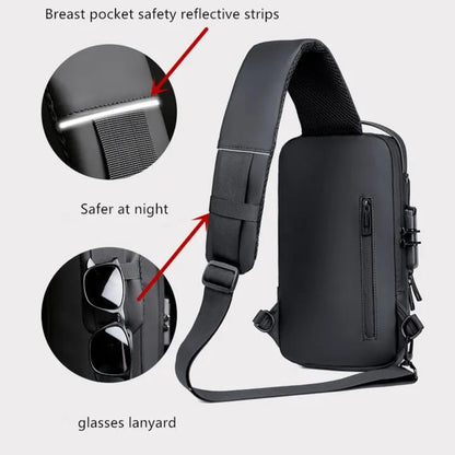 Anti-theft Waterproof Cross body Bag For Girls Cross Body Bag For Men