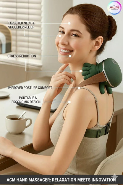 Heated 3 Levels Deep Tissue Shoulder Massager
