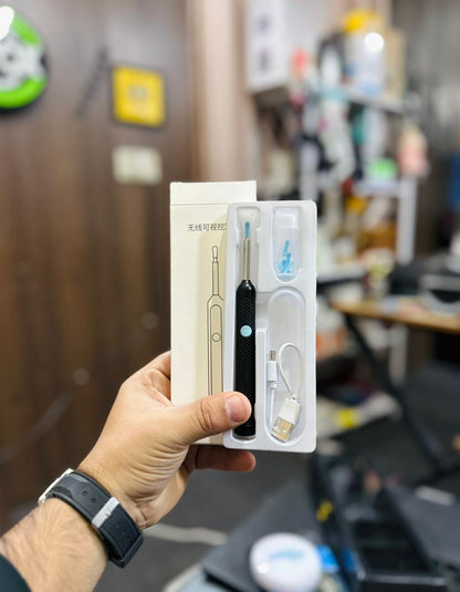 Ear Cleaner High Precision Ear Wax Removal Tool with Camera with LED Light Wireless Cleaner Smart Ear Cleaning Kit