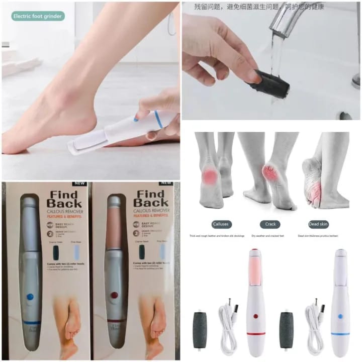 Pedicure Kits for Dry, Dead, Cracked, Hard Skin, Men, Women, Dead Cracked Hard Skin Calluses, Finishing Touch Flawless Pedi Electronic Tool File and Callus