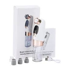 Blackhead Removal Machine - Hydra Dermabrasion Blackhead Remover - Pore Vacuum Cleaner - Bubble Facial Vacuum Cleaner - Blackhead Remover Machine - Deep Face Cleanser - Pimple Remover - Pores Cleaner - Anti-Aging Hydro Skin Care Beauty Machine