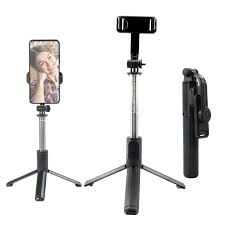 Q07 Professional Video Maker Bluetooth Remote with Selfie Stick with Tripod Stand Features Monopod