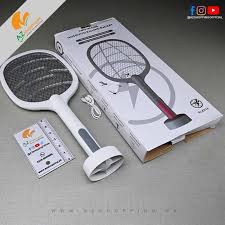 Mini USB Electric Mosquito Racket, Rechargeable Summer Fly Swatters Trap, Mosquito Swatter UV Light Sharp Sparking