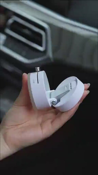 360° Magnetic Phone Holder with Auto-Tracking Rotation – Strong Magnetic Suction Mount for Desk & Tabletop Use