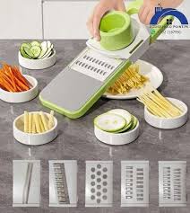 5 in 1 vegetable stainless steel slicer / cutter / shredders